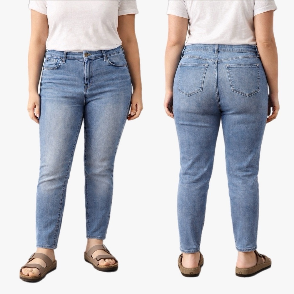 ➕ Old Navy Rockstar Medium Wash Skinny Jeans Women’s Size 14